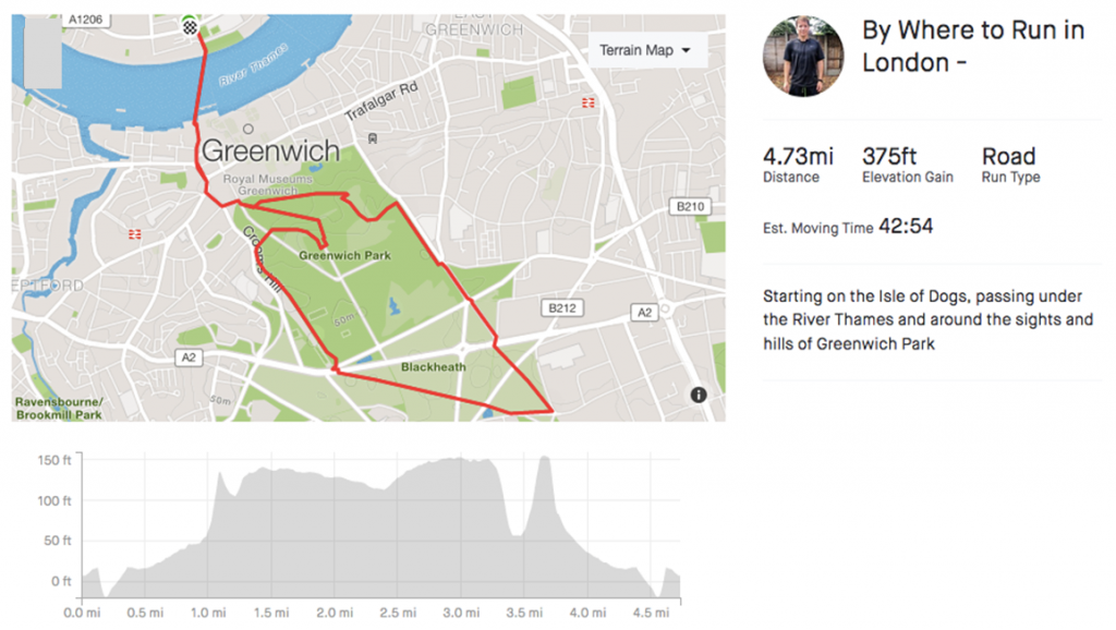 Greenwich and Under the River Where to Run in London